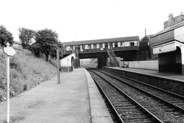 The platforms at Newhaven Station looking west.