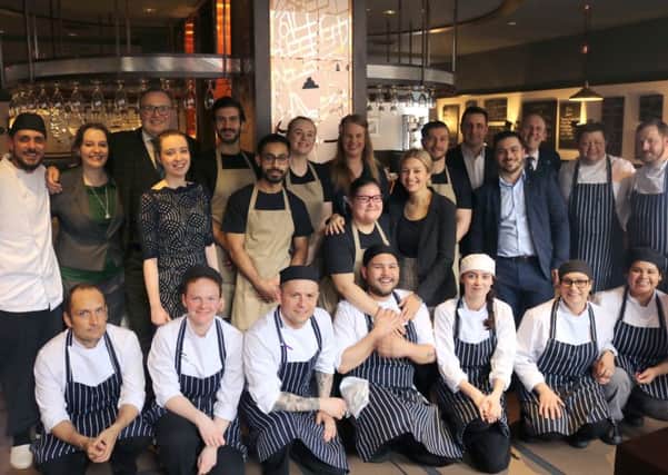 Picture: The team in the new restaurant