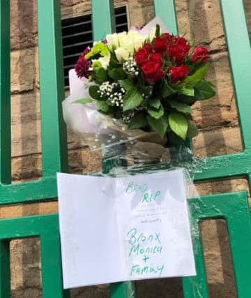 Tributes have been left both at the scene and outside of the Edinburgh boxer's gym.