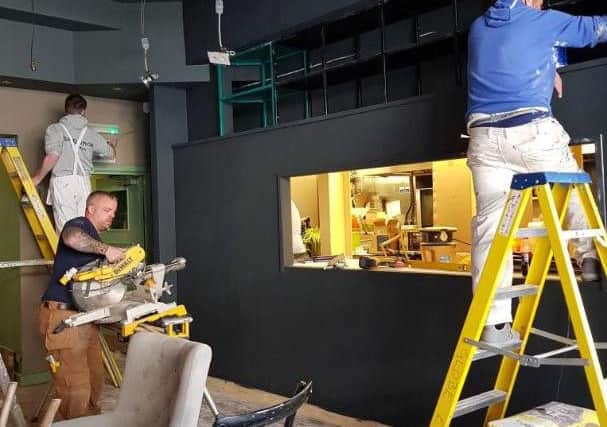 Rapid renovations underway at Queensferry Street restaurant.