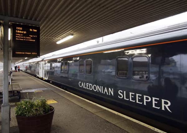 The new Caledonian Sleeper will begin the run from Edinburgh to London and back on Sunday. Picture: contributed