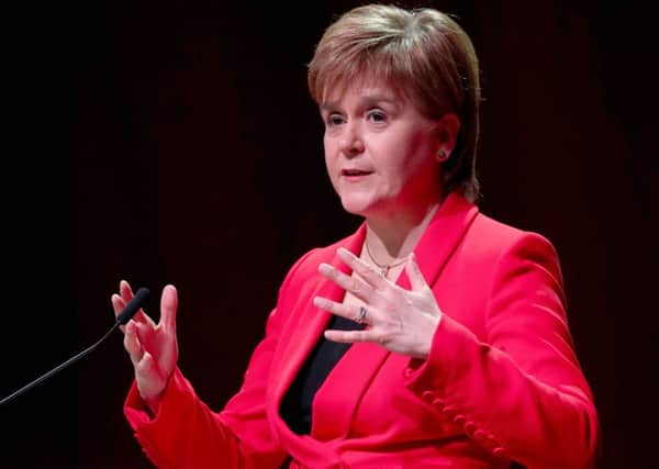Nicola Sturgeon denounced 'dog whistle xenophobia' at the STUC conference. Picture: PA