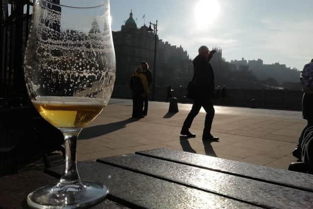 Edinburgh has many beer gardens to choose from