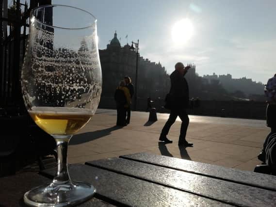 Edinburgh has many beer gardens to choose from