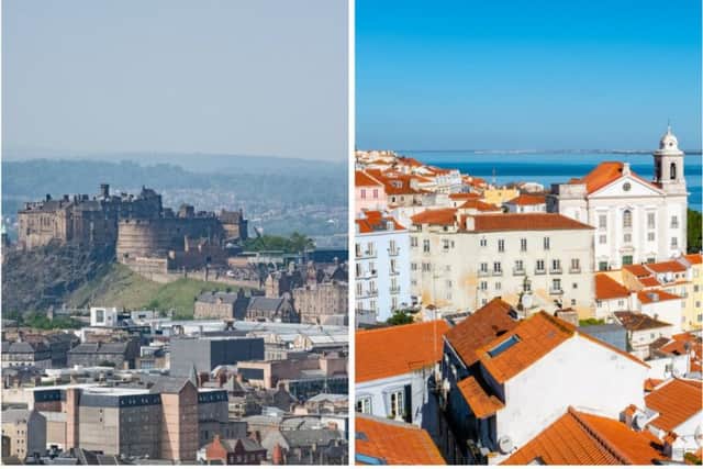 Edinburgh is as hot as Lisbon today. Pic: Lavrishchev Vladimir - Shutterstock