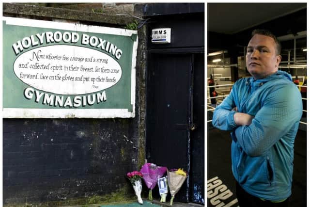 Bradley Welsh founded Holyrood Boxing Gym in Edinburgh. Picture: TSPL/SWNS