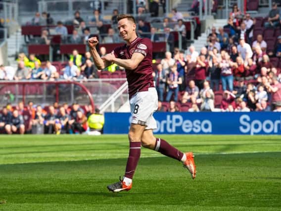 Steven MacLean impressed after coming on as a sub for Hearts