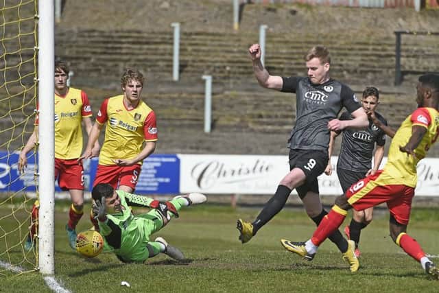 Blair Henderson opens the scoring for Edinburgh City