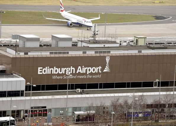The owners of Edinburgh Airport are said to be eyeing up a £2bn sale of the hub. PIcture: Lisa Ferguson