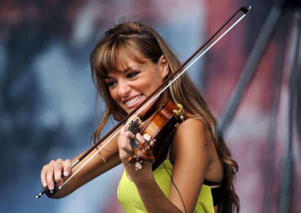 Pictured is Scottish violinist Nicola Benedetti. Pic: Jane Barlow