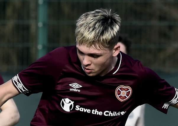 Connor Smith scored the opening goal for Hearts at Oriam