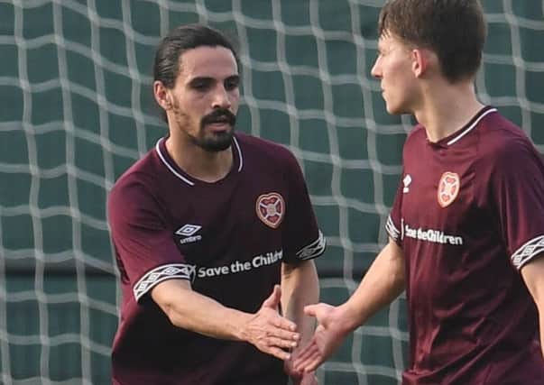 Ryan Edwards was on the Hearts bench against Rangers - his first appearance in the squad since July
