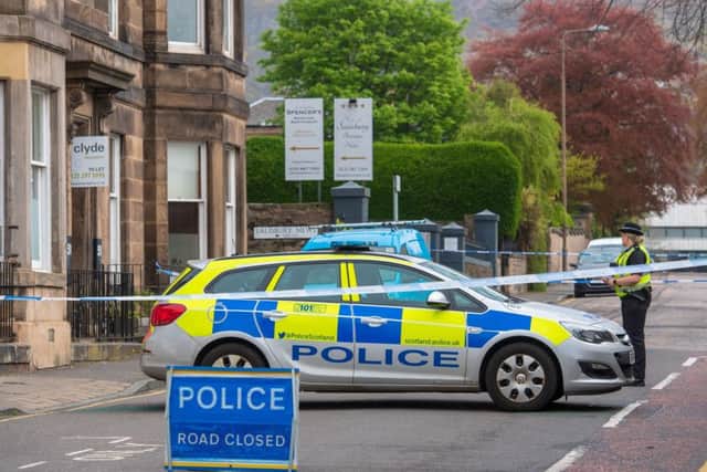 Police Scotland said Mr Barr was found critically injured on Salisbury Road. Picture: TSPL