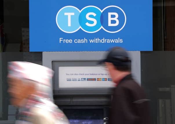 Dozens of TSB banks across the country are to go on reduced hours. Picture: PA