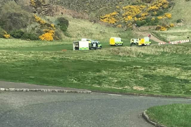 The Scottish Ambulance Service responded to the incident. Pic: Richard Graham