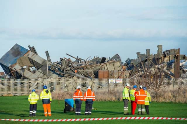 Demolition at Cockenzie Power Station. Pic: Ian Georgeson