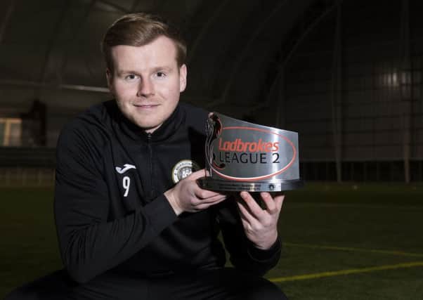 Edinburgh City's Blair Henderson won the League 2 Player of the Month award for December. Pic: SNS/Paul Devlin