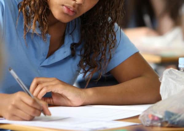 Exams ramp up the pressure on young people. Picture: PA