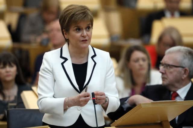 First Minister of Scotland Nicola Sturgeon. Pic: PRESS ASSOCIATION Photo.