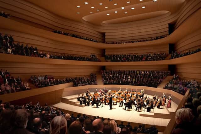 An artist's impression of the concert hall's interior