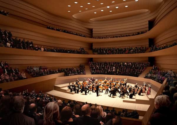 An artist's impression of the concert hall's interior
