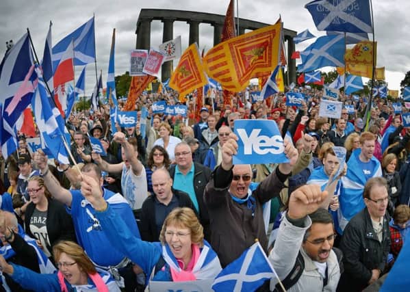The UK Government is believed to be polling Scots to gauge how much they support independence. (Photo by Jeff J Mitchell/Getty Images)