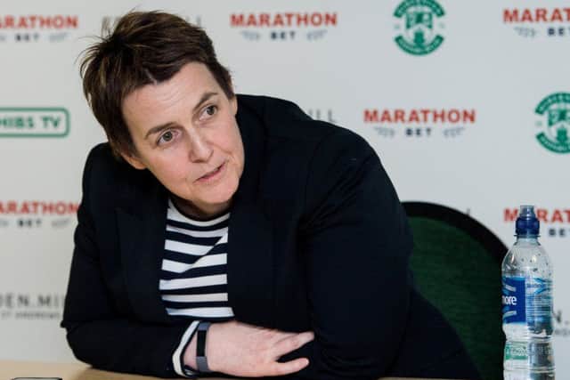 Hibs chief executive Leeann Dempster. Pic: SNS