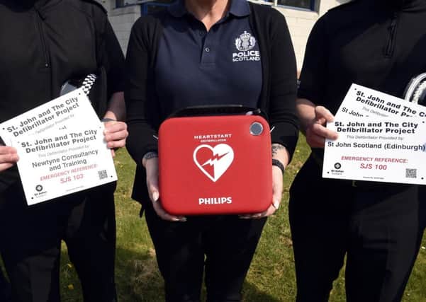 The defibrillators. Pic: Lisa Ferguson
