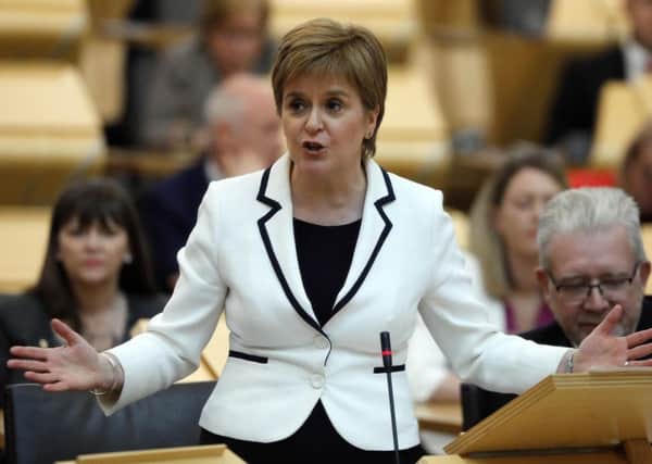 Nicola Sturgeon previously spoke about waiting until the fog of Brexit clears before considering a second independence referendum (Picture: Andrew Cowan/Scottish Parliament)