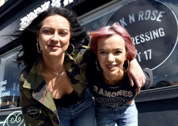 Hannah Crerar and 

Kate Murray of 

Rock 'n' Rose Hair Salon