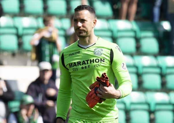 Ofir Marciano has been in excellent form with Hibs. Pic: SNS