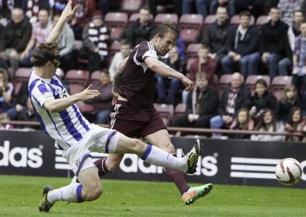 There was no stopping Ryan Stevenson at Tynecastle