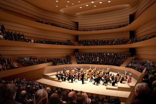 An artist's impression of the Impact Centre's new concert hall