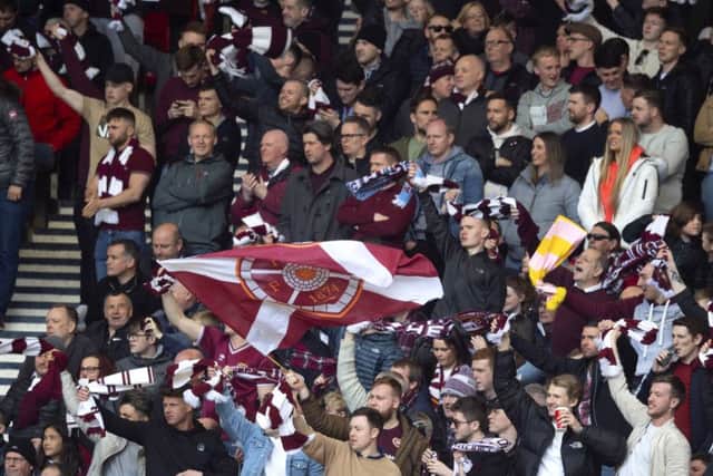 Hearts supporters have been boosted with the news the club has agreed a deal with a new season ticket partner. Picture: SNS/Craig Williamson