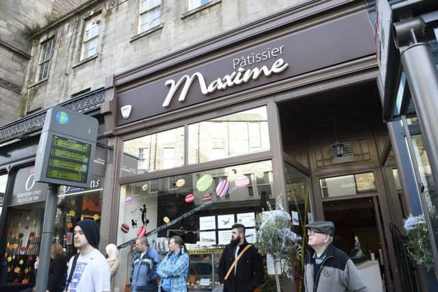 Patissier Maxime on Queensferry Street. Pic: Greg Macvean