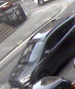 Another CCTV image of the suspected getaway car.