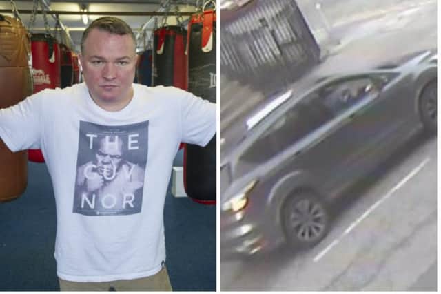 Police are appealing for information about the suspected getwaway vehicle.
