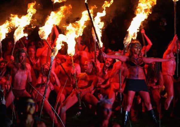 Performers take part in the annual Beltane Fire Festival (Photo: Getty Images)