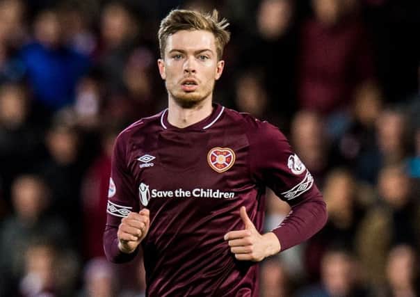 Craig Wighton came closest to scoring for Hearts