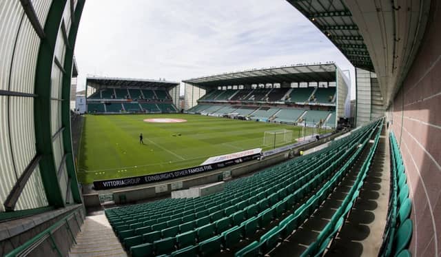 A general view of Easter Road stadium. Picture: SNS Group