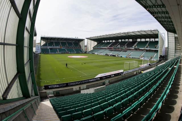 A general view of Easter Road stadium. Picture: SNS Group