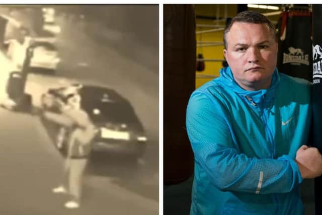 The fake CCTV footage has appeared on Youtube