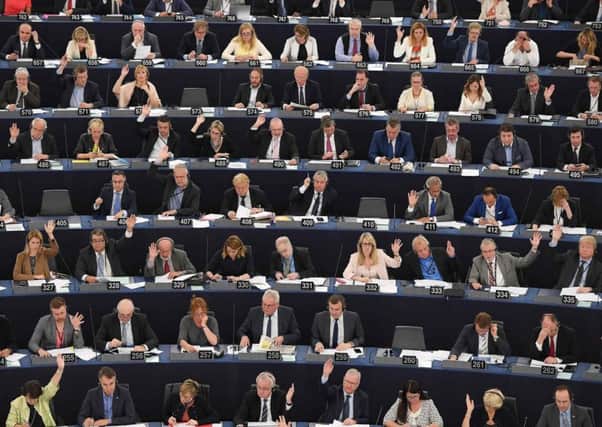 Brian Monteith aims to join the ranks of MEPs picture here in Strasbourg. Picture: AFP/Getty