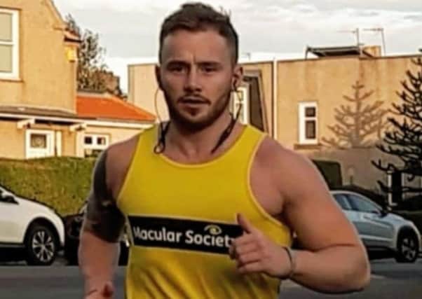 Dylan Russell is running for the Macular Society