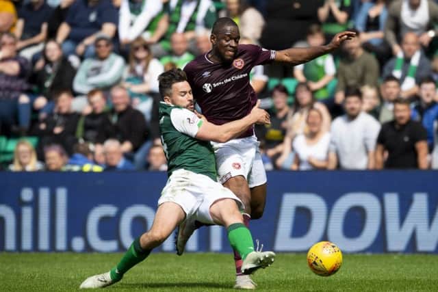 Hearts and Hibs will discover their 2019/20 matches in June. Pic: SNS