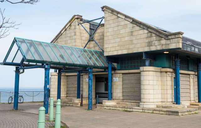 The public toilets building at Joppa. Pic: Ian Georgeson