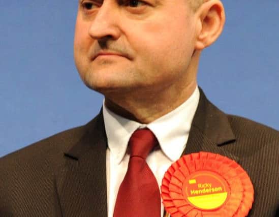 Labour's Ricky Henderson. Pic: Lisa Ferguson