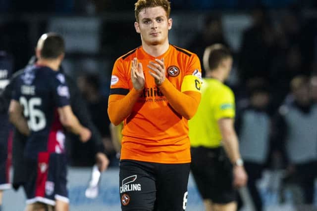Fraser Fyvie's time at Dundee United was dogged by injury. Pic: SNS