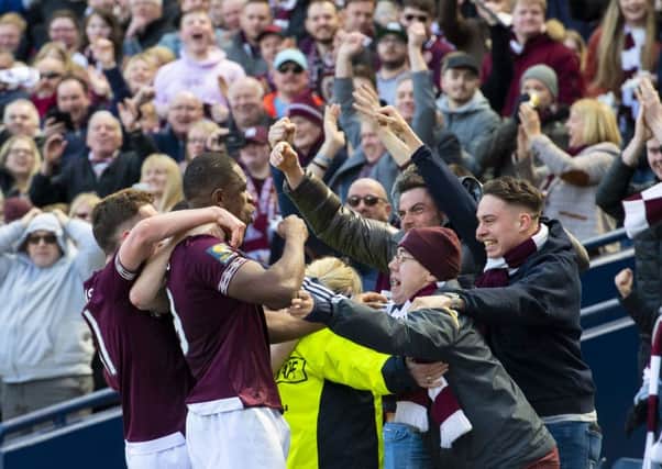Uche Ikpeazu and Hearts will return to Hampden on May 25