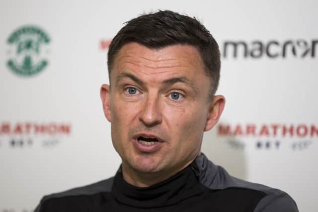 Hibs head coach Paul Heckingbottom could face something of a summer rebuild at Easter Road. Picture: SNS Group